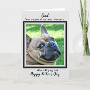 Carte Drôle Chien Papa - Bonne Fête des pères - Papa Chi