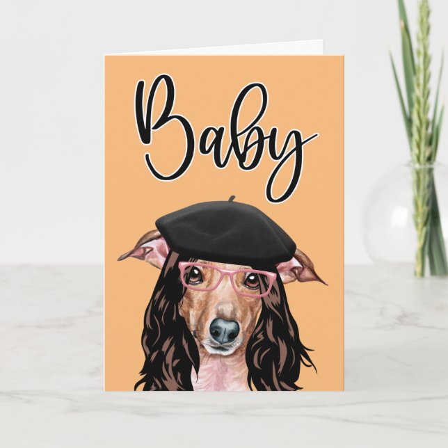Carte Drôle chien suggestif anniversaire faire la fête c (Devant)