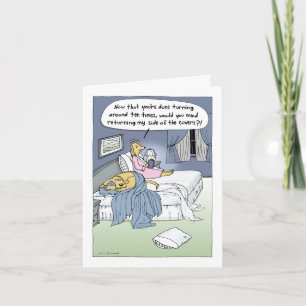 Carte Drôle Chiens Caricature Couple Mariage Anniversair