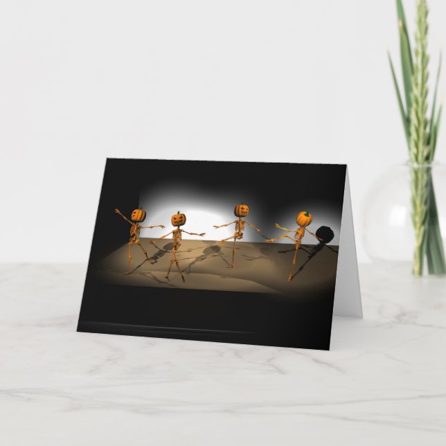 Carte Drôle Citrouilles (Devant)