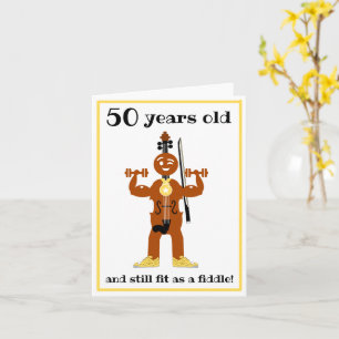 Carte Drôle comme un violon 