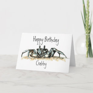Carte Drôle, Crabby, Crabe