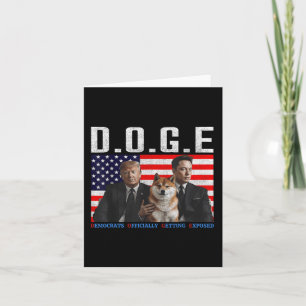 Carte Drôle D.o.g.e Démocrates Doge Officiellement Se Dé