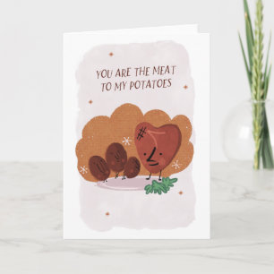 Carte drôle d'anniversaire ou de Saint-Valentin, d