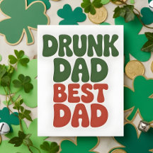 Carte drôle de boisson pour la Saint-Patrick