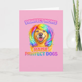 Carte drôle de Fête des Mères pour maman de chien 