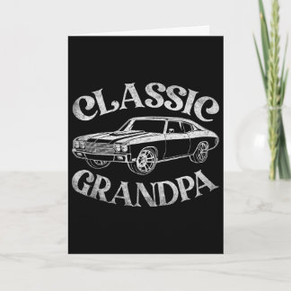 Carte Drôle de grand-père Clic voiture Graphique Famille