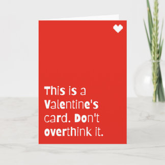 Carte drôle de la Saint-Valentin – “Ne vous prenez