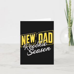 Carte Drôle de nouveau papa recrue de saison pères fiers