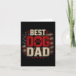 Carte Drôle de papa Fête des pères Papa Chien