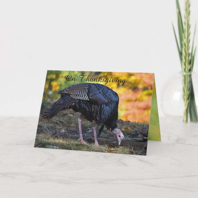 Carte Drôle de Thanksgiving (Devant)