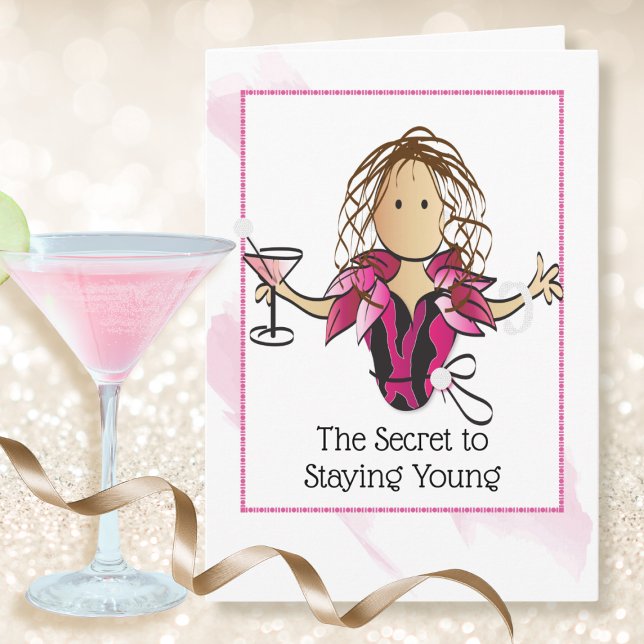 Carte Drôle Dire Ethnique Femme Anniversaire (Créateur téléchargé)