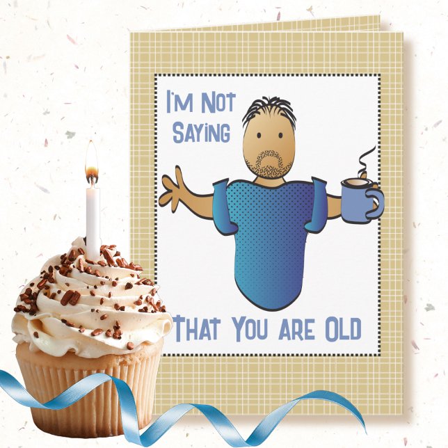 Carte Drôle Dit Ethnic Homme Cartoon Anniversaire (Créateur téléchargé)