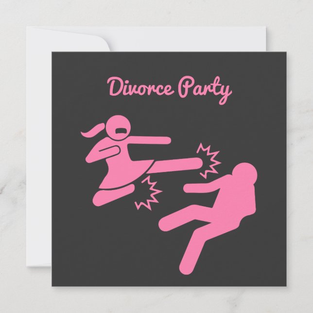 Carte Drôle Divorce Sympathy Dons (Devant)