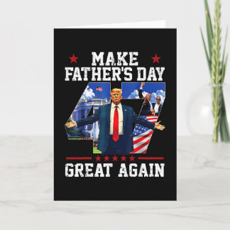 Carte Drôle Donald Trump Faire la Fête des Pères Grande