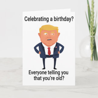 Carte Drôle Donald Trump Faux News Anniversaire