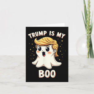 Carte Drôle Donald Trump Ghost Parti d'Halloween Éffraya