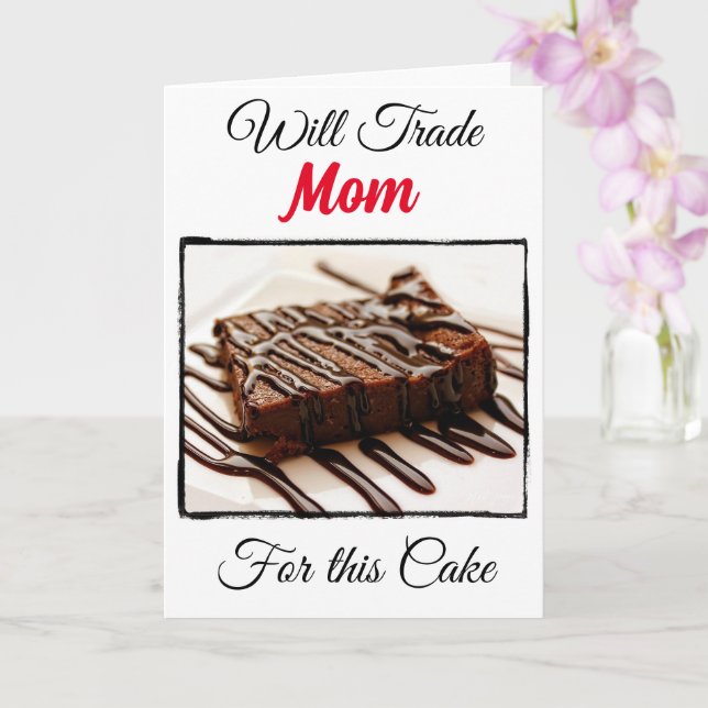 Carte Drôle Échangera pour : Maman (Orchidée)