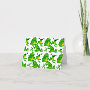 Carte Drôle Émotions De La Grenouille Mad Curieux Grenou