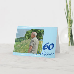 Carte drôle et inspirante pour 60ème anniversaire 