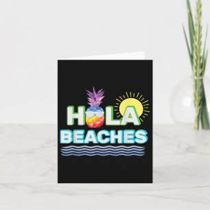 Carte Drôle été Hola Plages Ananas La Plage Océan
