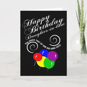 Carte drôle fille en droit heureux anniversaire souhait