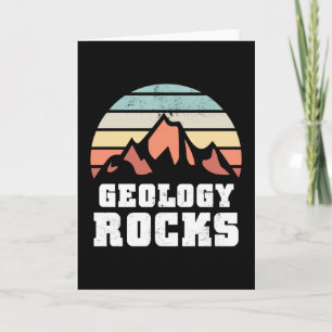Carte Drôle Géologie Rocks Cadeau pour géologue