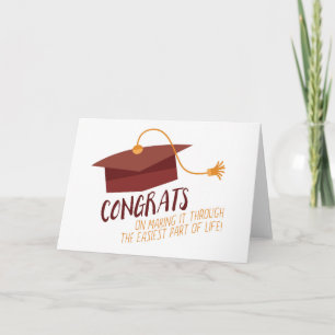 Carte Drôle Graduation