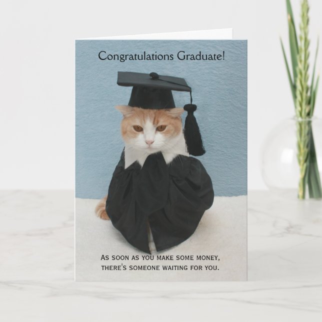 Carte Drôle Graduation (Devant)