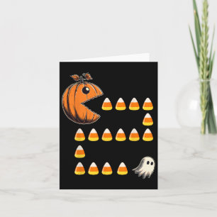 Carte Drôle Halloween Jack-o'-lantern Citrouille Manger