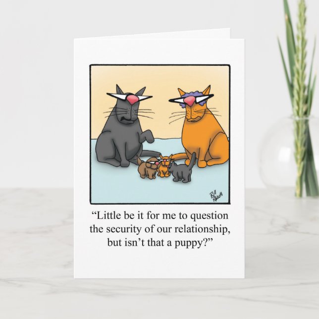 Carte Drôle Happy Pet Owner's Day Greeting Card (Devant)
