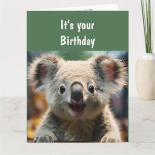 Carte Drôle Humour Animal Koala Qualité Amusant 