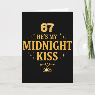 Carte Drôle Il est Mon Couple De Baiser De Minuit Nouvel