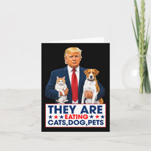 Carte Drôle Ils Mangent Les Chiens Les Chats Les Animaux