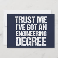 Drôle Ingénieur Diplôme Ingénieur
