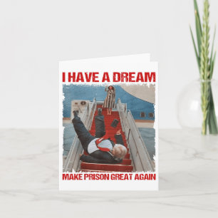 Carte Drôle J'Ai Un Rêve De Rendre La Prison Grande À No