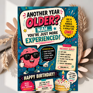 Carte Drôle Joyeux Anniversaire Une Année de Plus