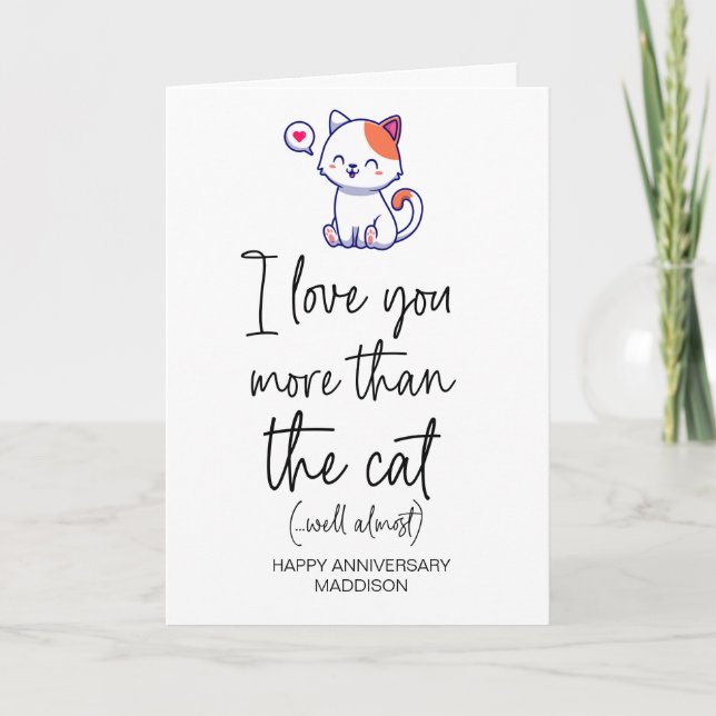 Carte Drôle Joyeux cadeau de jour de Valentines pour pet (Devant)