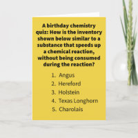 Drôle Liste de bovins de peluche Joyeux anniversai