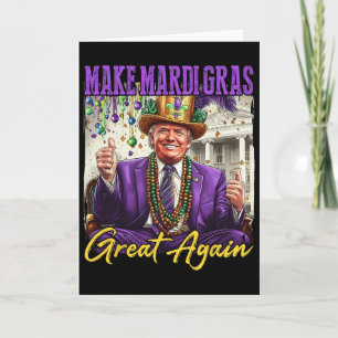 Carte Drôle Mardi Gras Donald Trump Mardi Gras Américain