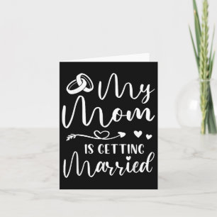 Carte Drôle Mariage plaisanter Ma maman se marie Cool