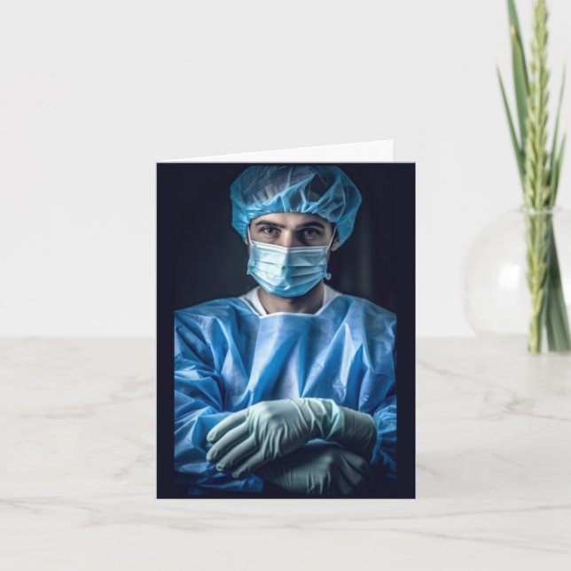 Carte Drôle médecin chirurgien (Devant)