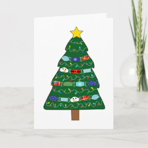 Carte Drôle Noël Quarantine Mask Maker Nurse