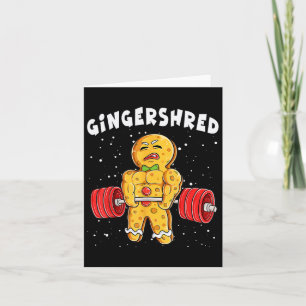 Carte Drôle pain d'épices Xmas Deadlift Tee Uni-adultes