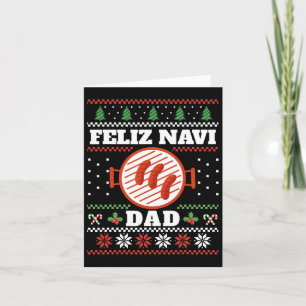 Carte Drôle Papa Noël Bbq Feliz Navi Papa Douloureux