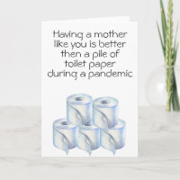 Drôle Papier Toilette Pandémie Maman Fête des Mère