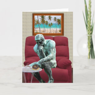 Carte Drôle penseur de vous