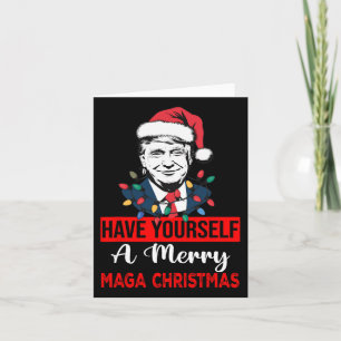 Carte Drôle Père Noël Trump S'Est Joyeux Noël