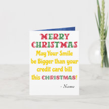 Drôle plaisanterie Joyeux voeux de Noël