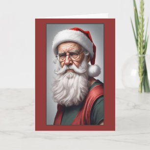 Carte Drôle politiquement incorrect Père Noël Joyeux Noë